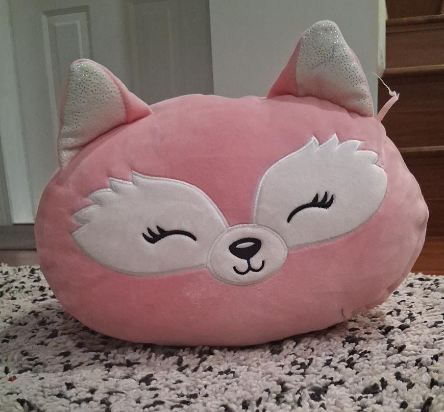 Pink Fox Squishmallow Pillow thumbnail