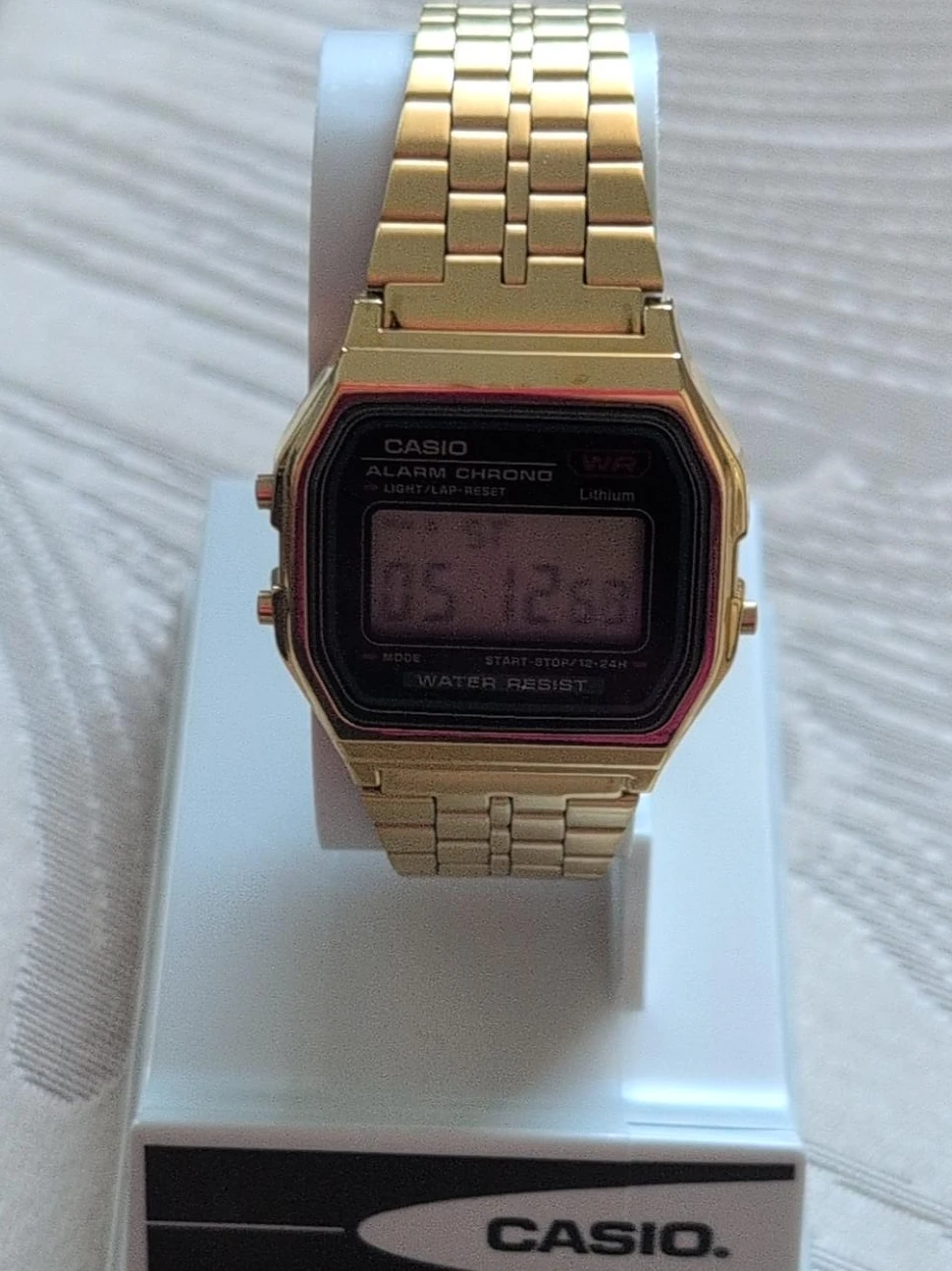 Casio Alarm Chrono Gold Watch