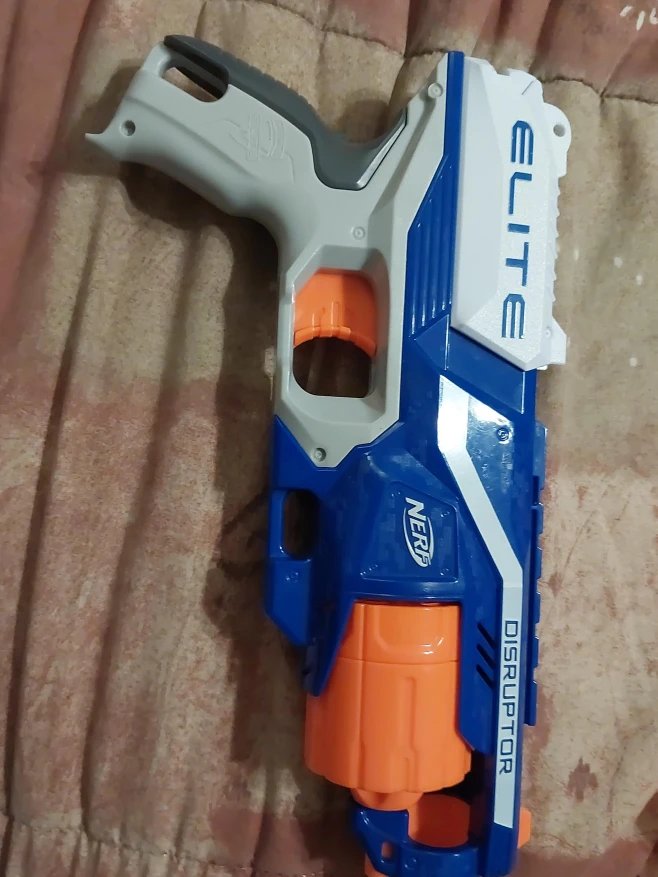 Nerf Elite Disruptor Blaster - Blue & White thumbnail