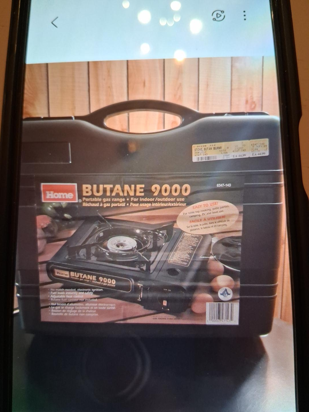 Home Butane 9000 Portable Gas Range - Indoor/Outdoor thumbnail