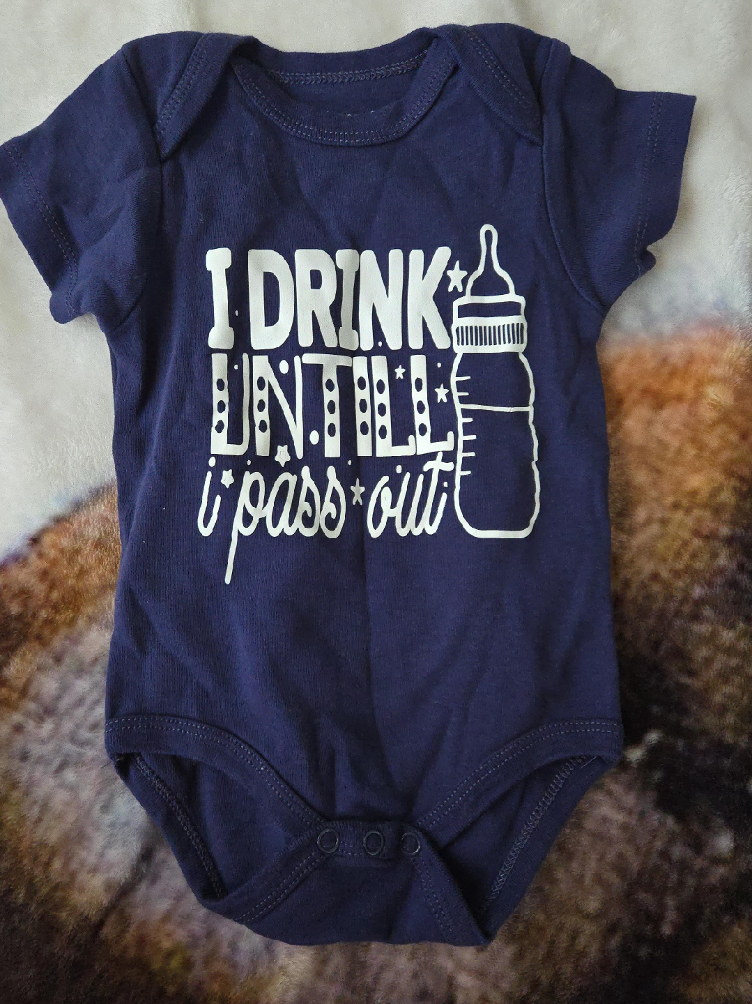 Baby Onesie - I Drink Until I Pass Out thumbnail