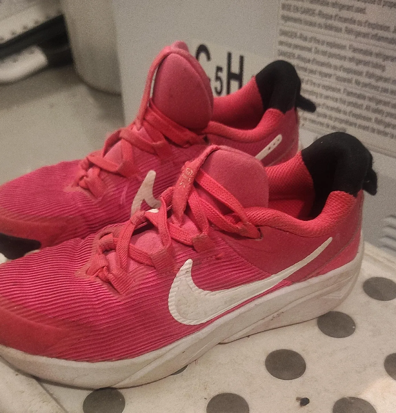 Nike Pink Running Shoes - Size 5