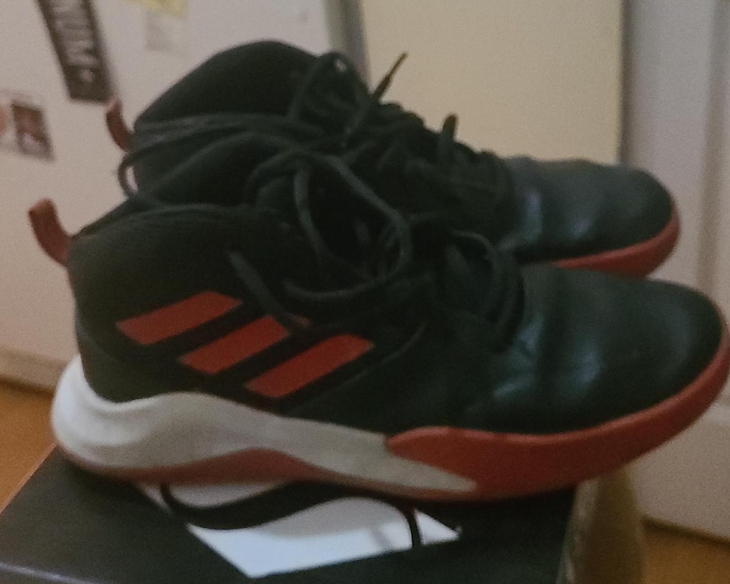 Adidas Basketball Shoes - Black & Red
