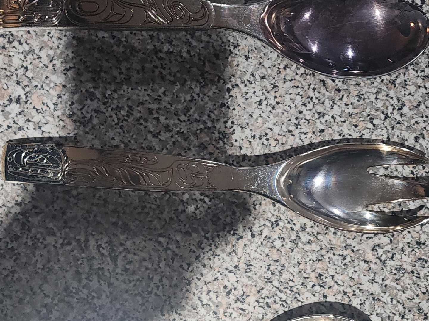 Vintage Silver Plated Serving Spoons