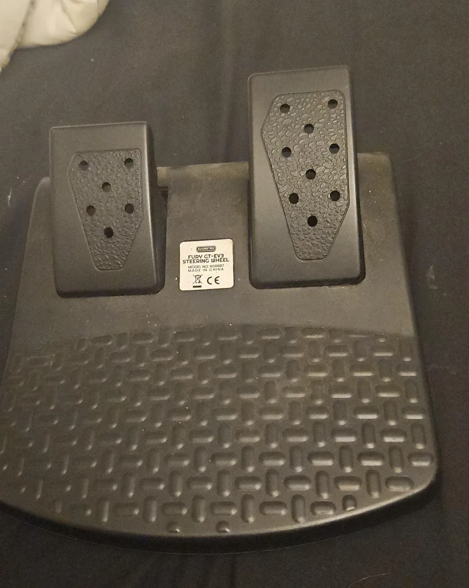 evoretro fury gt ev3 Steering Wheel Pedals