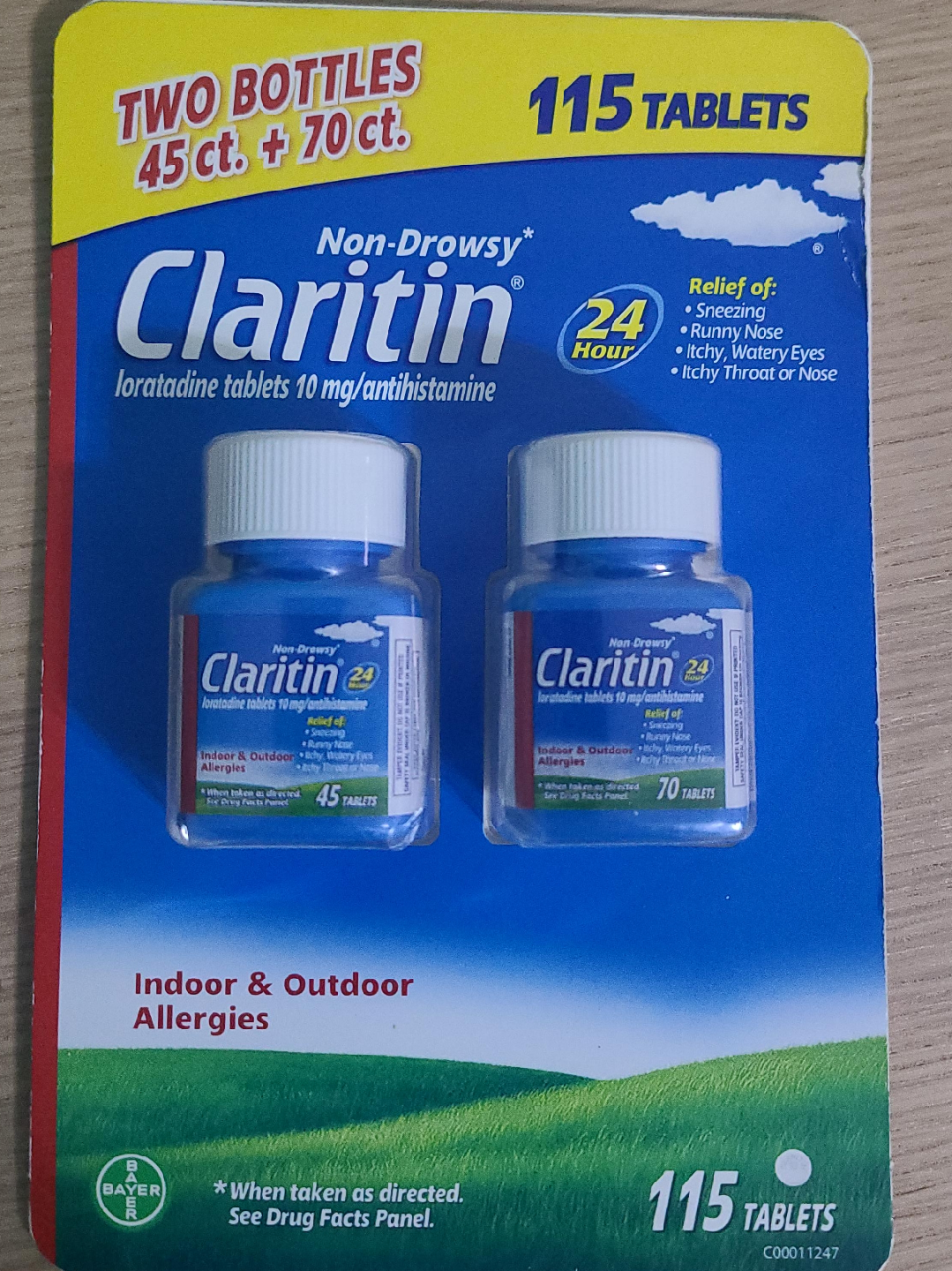 Claritin 24 Hour Allergy Tablets - 115 Count thumbnail