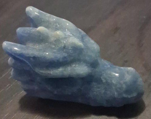 Blue Aventurine Carved Dragon Head thumbnail