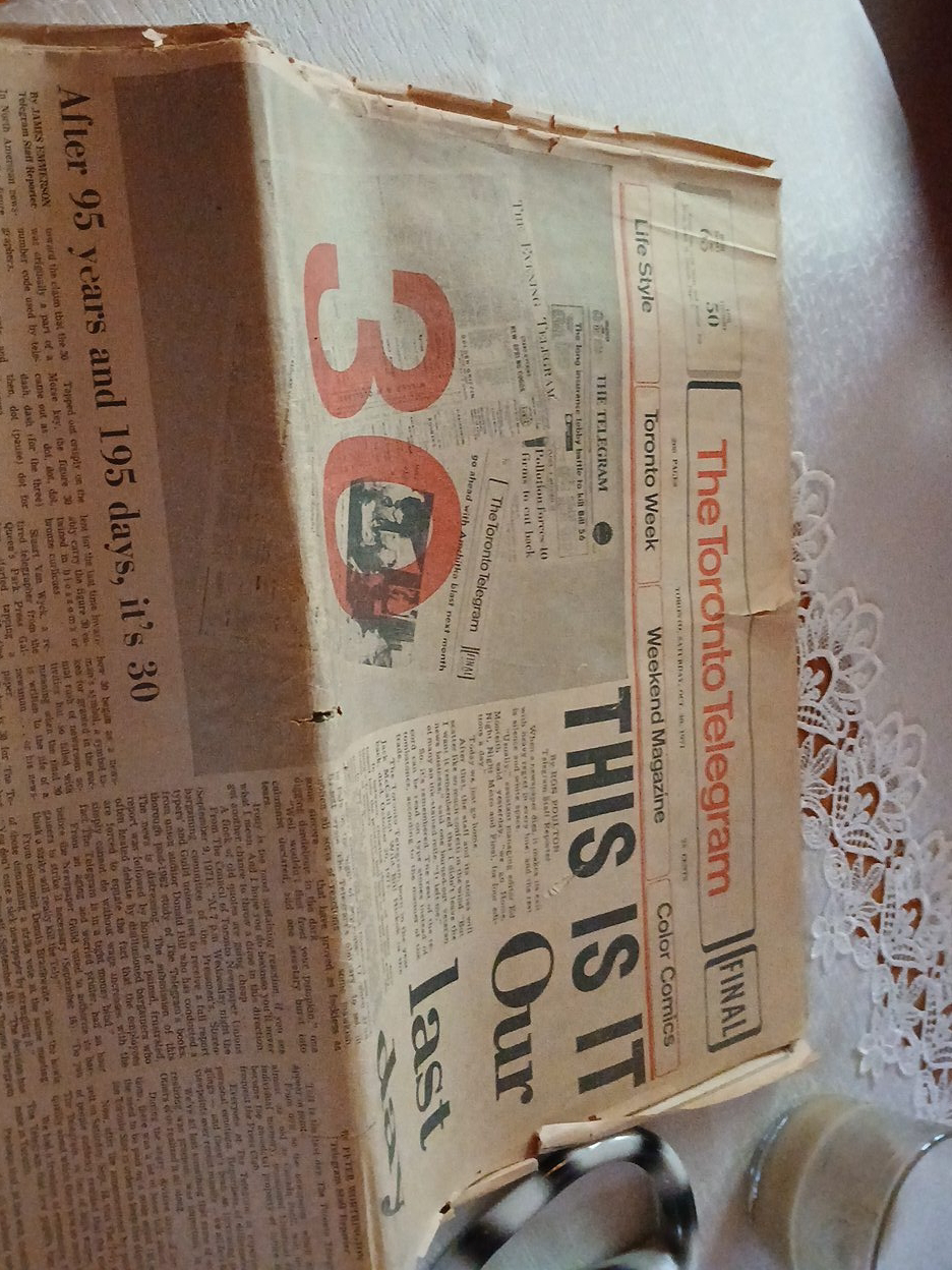 Toronto Telegram Newspaper - Oct 26, 1971 thumbnail