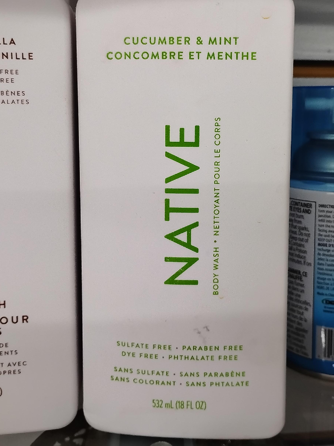 Native Cucumber & Mint Body Wash - 532 mL image indicator(1)