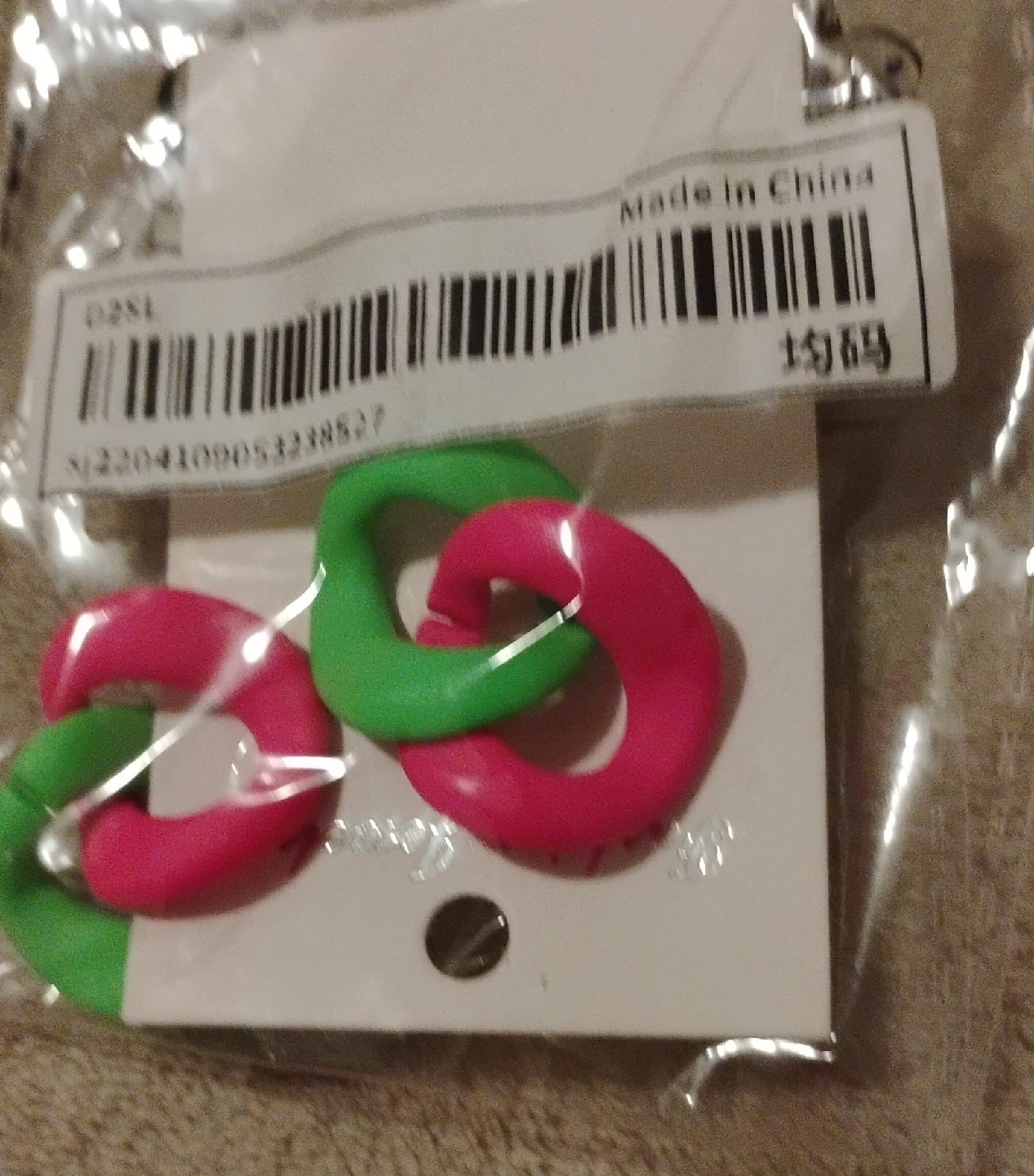 Colorful Link Earrings