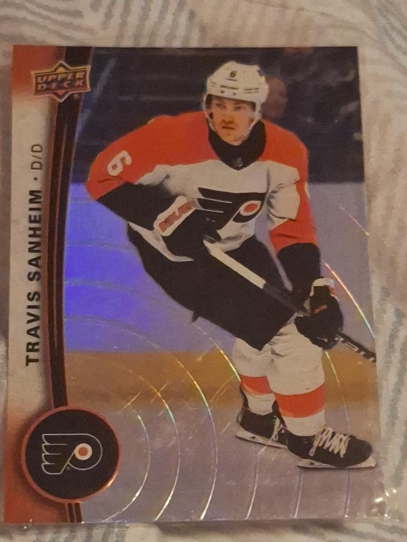 Travis Sanheim Upper Deck Hockey Card thumbnail