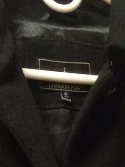 London Fog Black Wool Blend Coat - Size 10 thumbnail