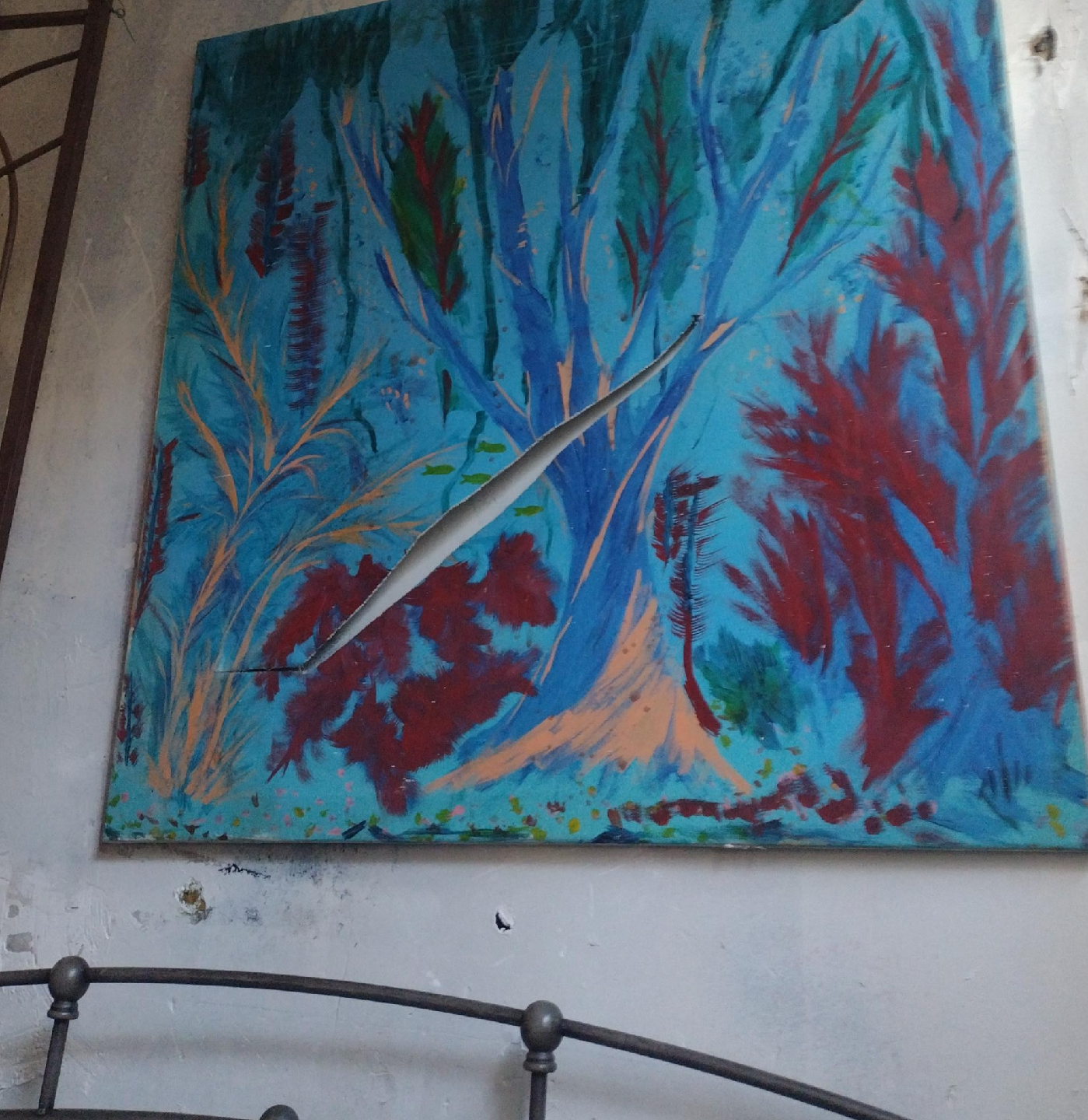 abstract tree painting