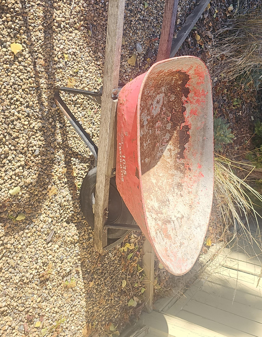 Used Red Wheelbarrow - Yard Work thumbnail