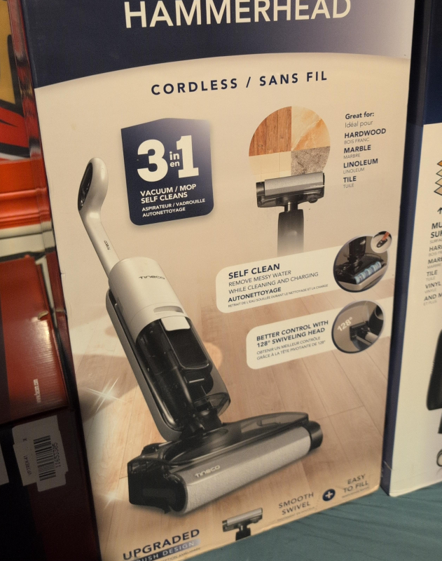 Tineco Hammerhead Cordless Vacuum/Mop - 3 in 1 thumbnail