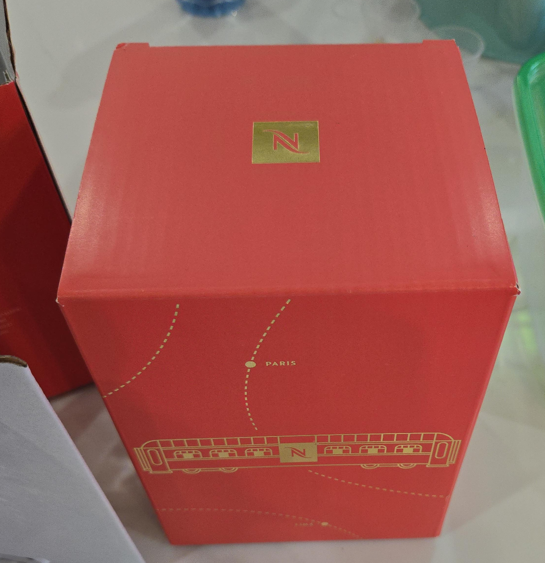 2 Nespresso Paris Festive Limited Edition Reveal Glass