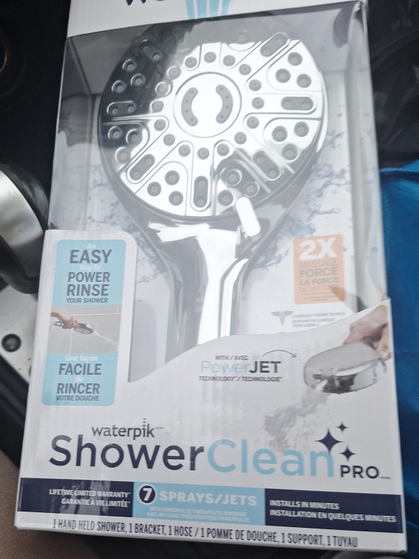 Waterpik ShowerClean Pro Handheld Shower Head - New thumbnail