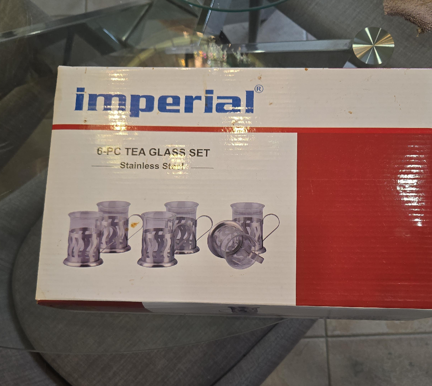 Imperial 5-PC Tea Glass Set - Stainless Steel