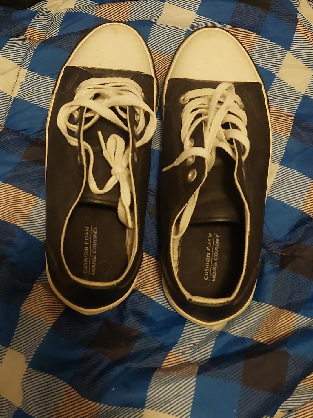 Black & White Cushion Foam Sneakers thumbnail
