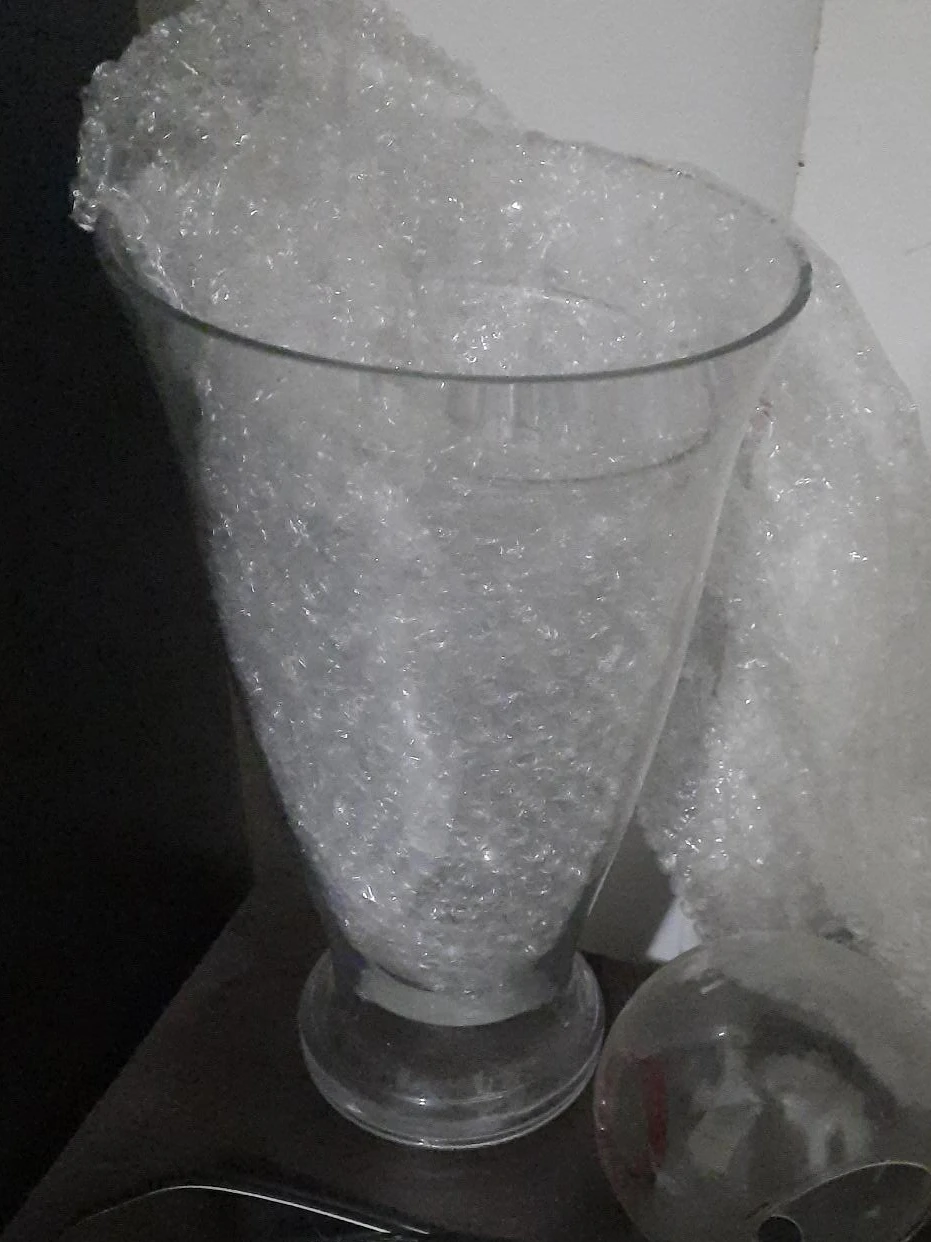 Clear Glass Vase