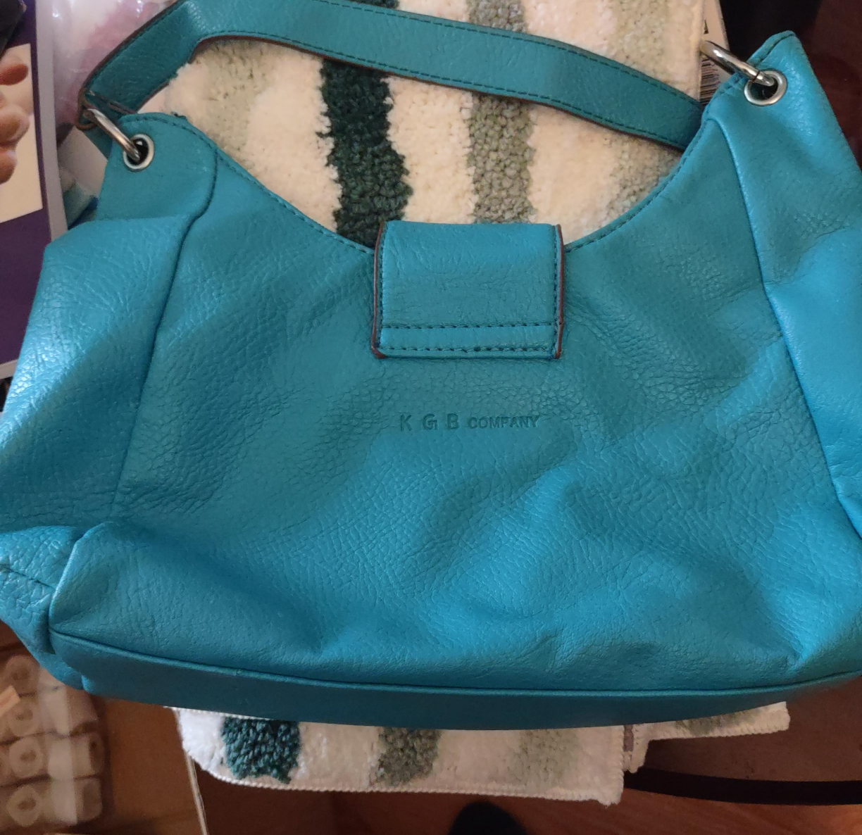 KGB Company Turquoise Shoulder Bag