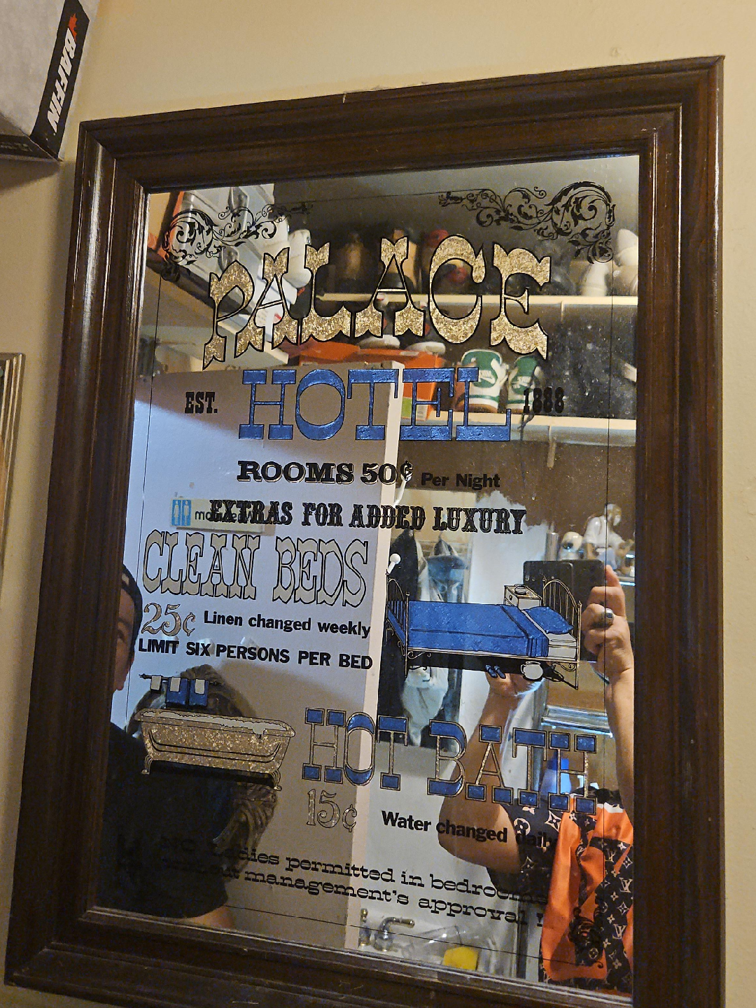 Vintage Palace Hotel Mirror thumbnail