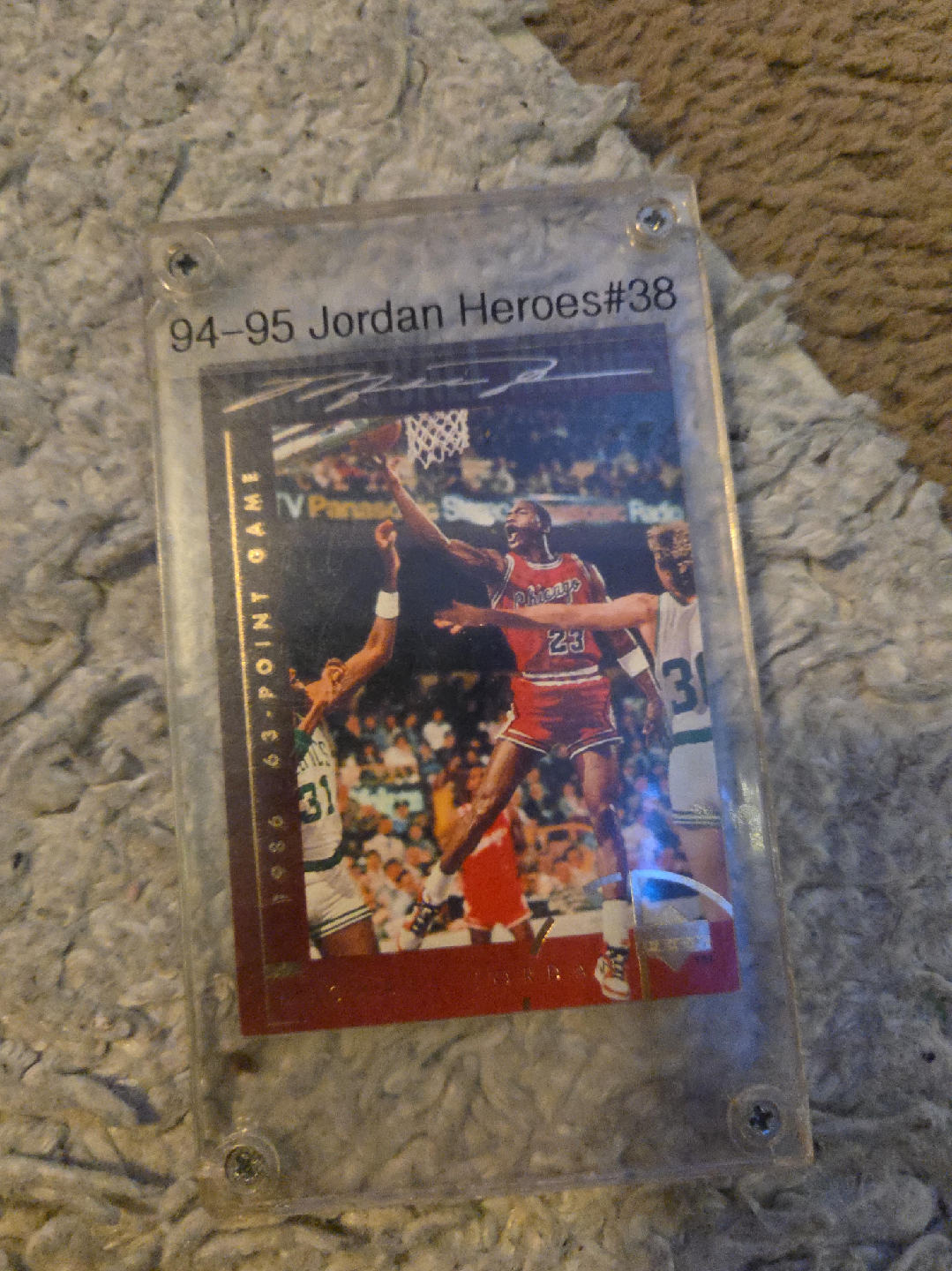 Michael Jordan 94-95 Jordan Heroes #38 Card thumbnail