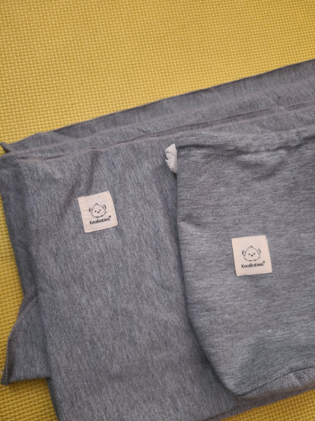 KeaBabies Baby Wrap Carrier - Grey thumbnail