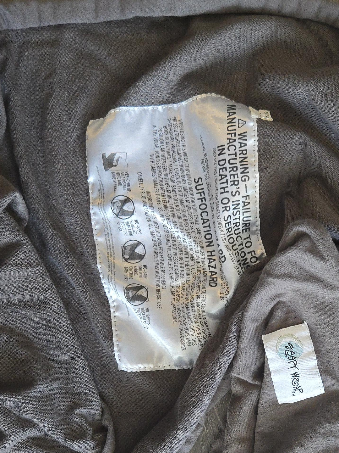 Sleepy Wrap Baby Carrier - Grey image indicator(2)