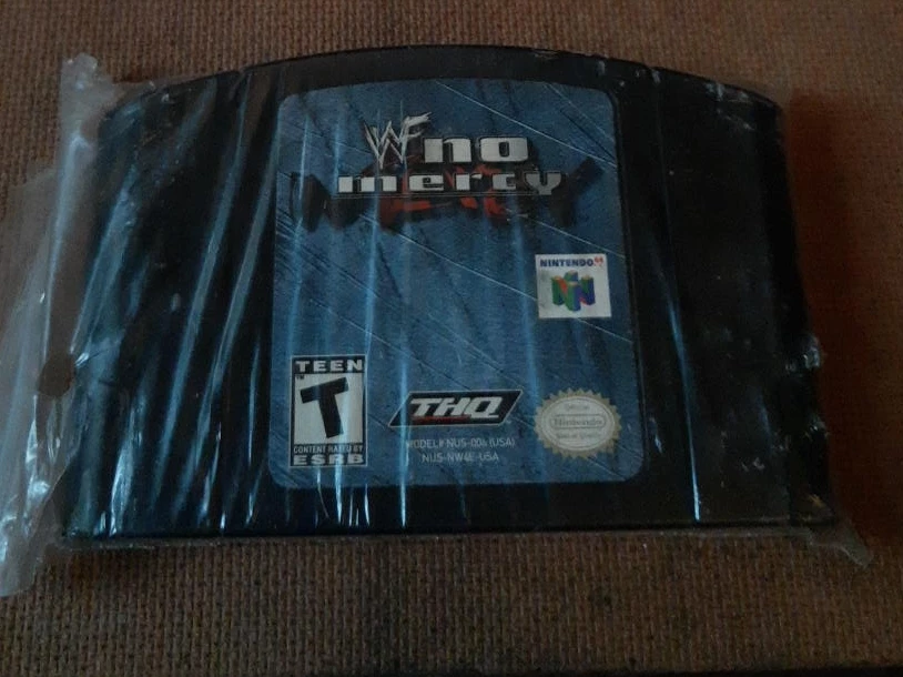 WWF No Mercy Nintendo 64 Game Cartridge🏆
