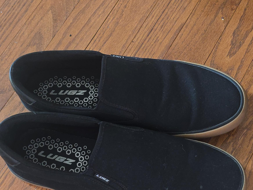 Lugz Black Slip-On Shoes