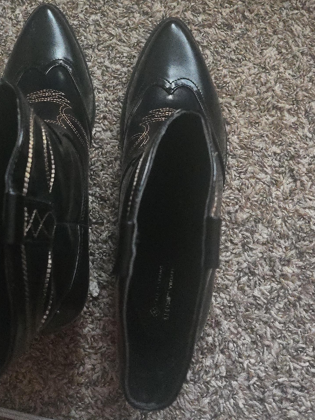 Call It Spring Black Cowboy Boots