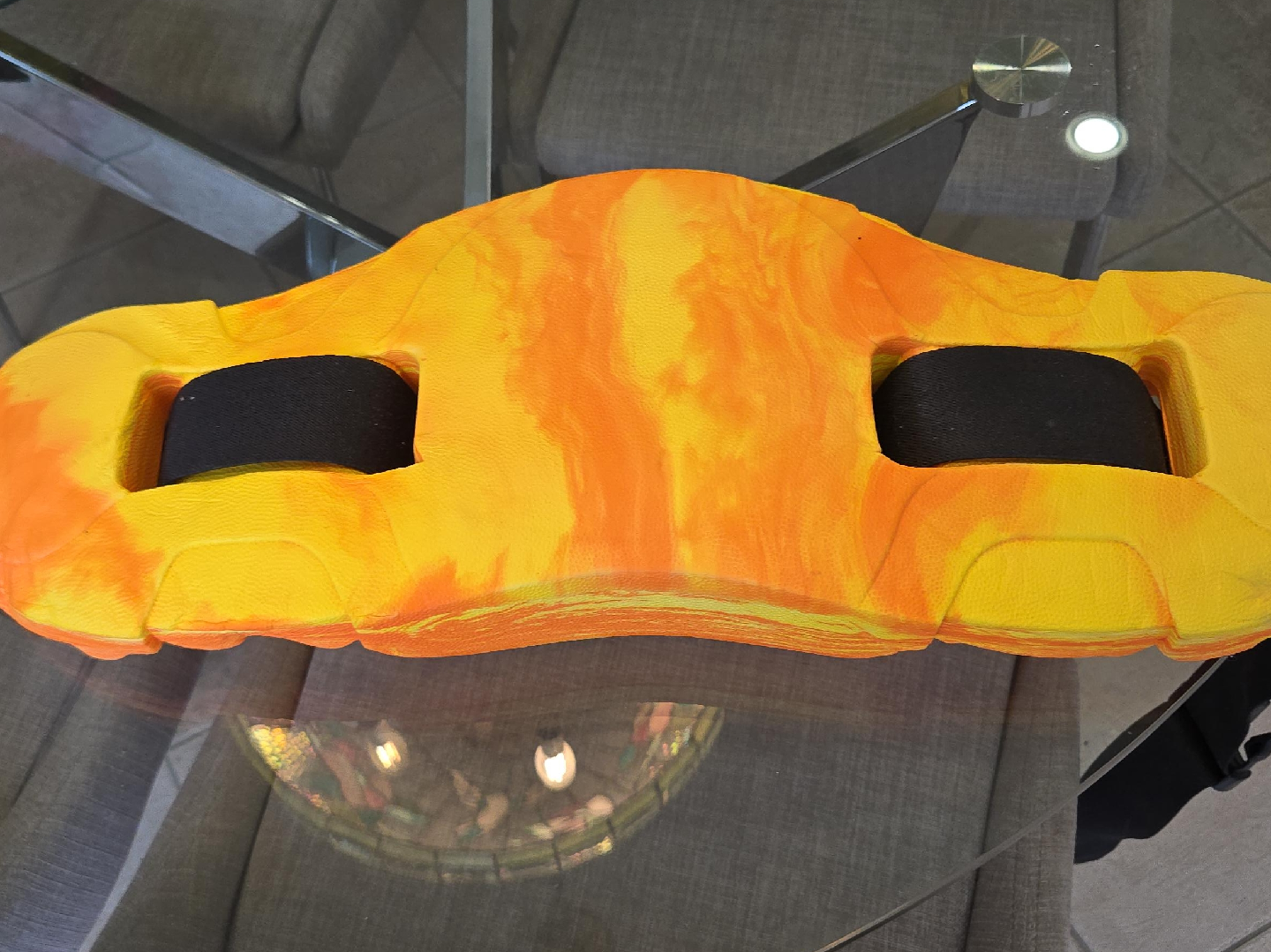 Swim Training Kickboard - Orange & Yellow
