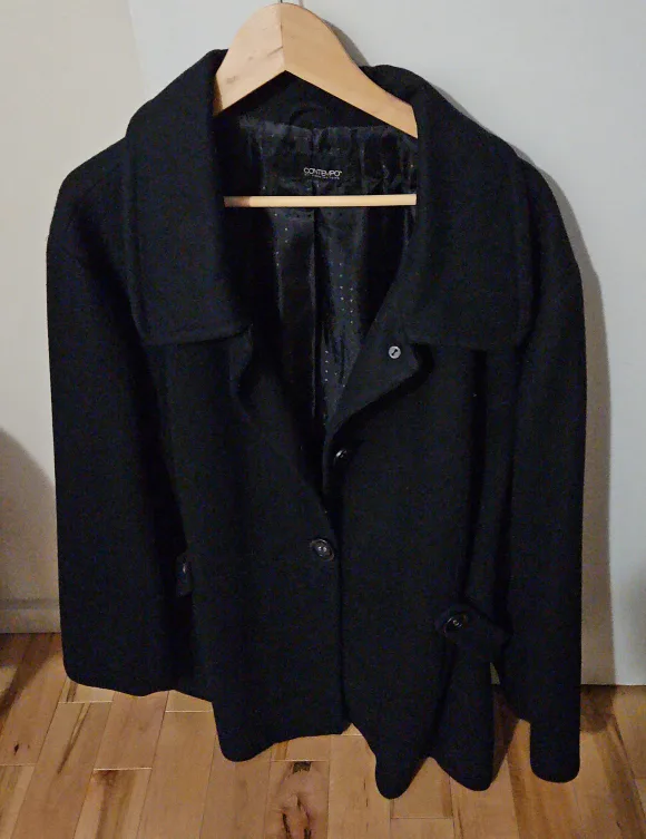 Contempo Black Coat