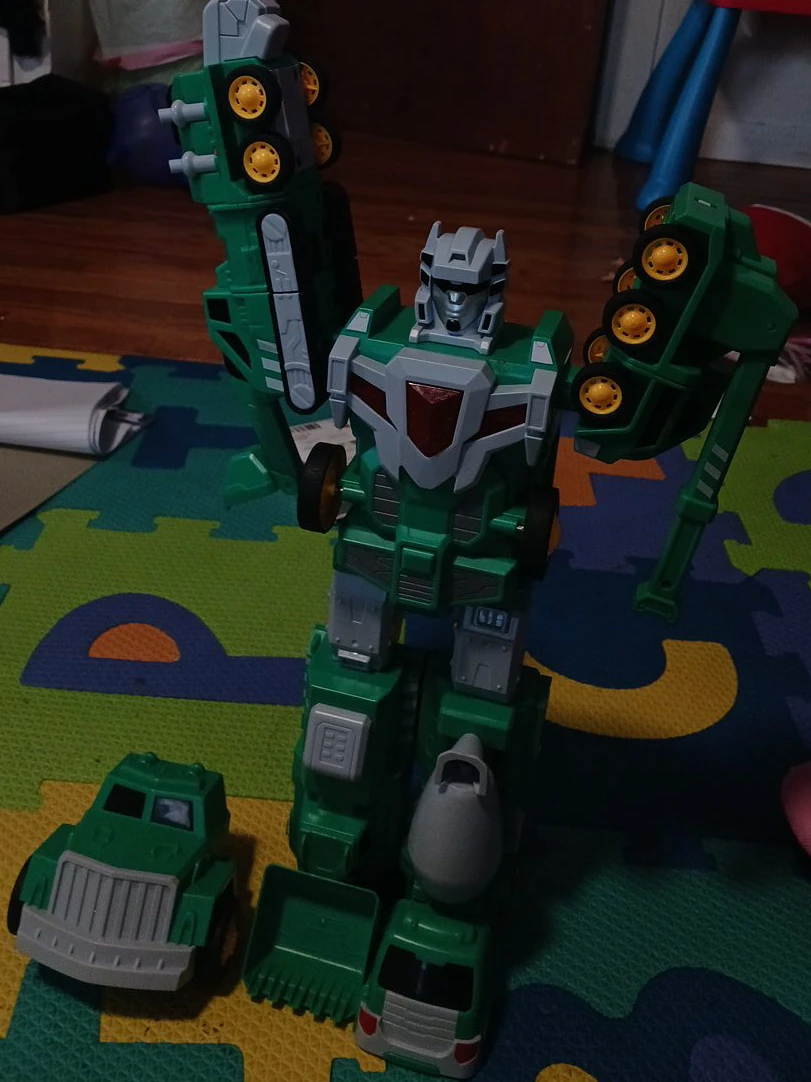 Green Transformer Toy thumbnail