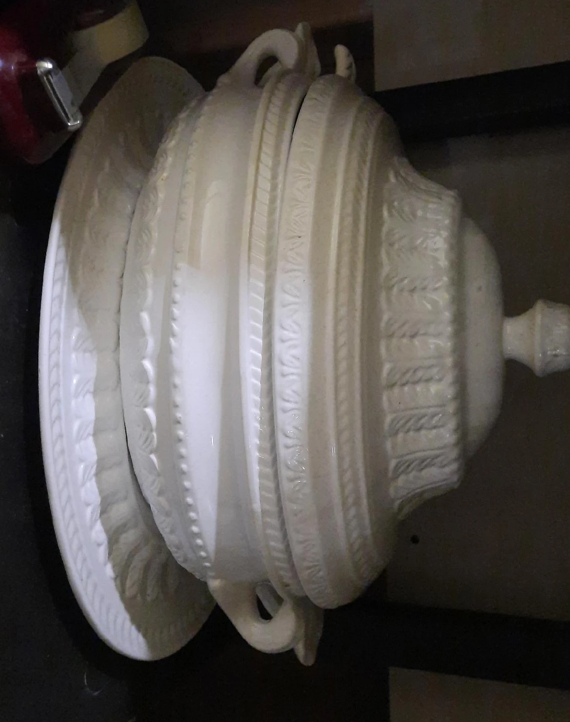 Vintage Tureen with Lid and Saucer
