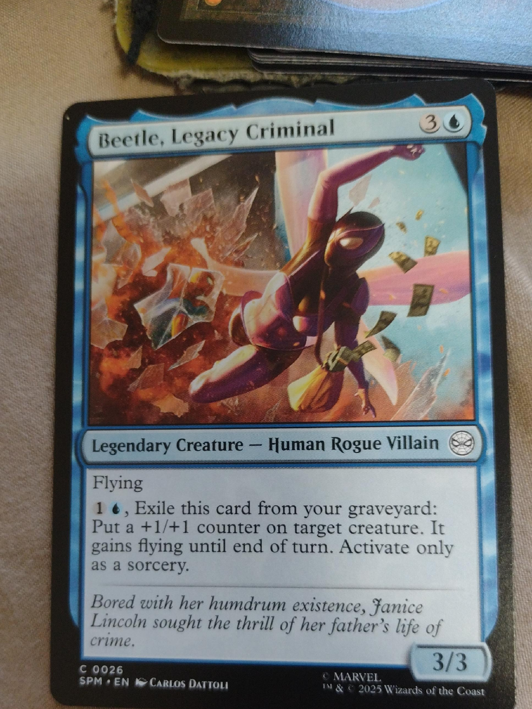 Beetle, Legacy Criminal - Marvel MTG Card thumbnail