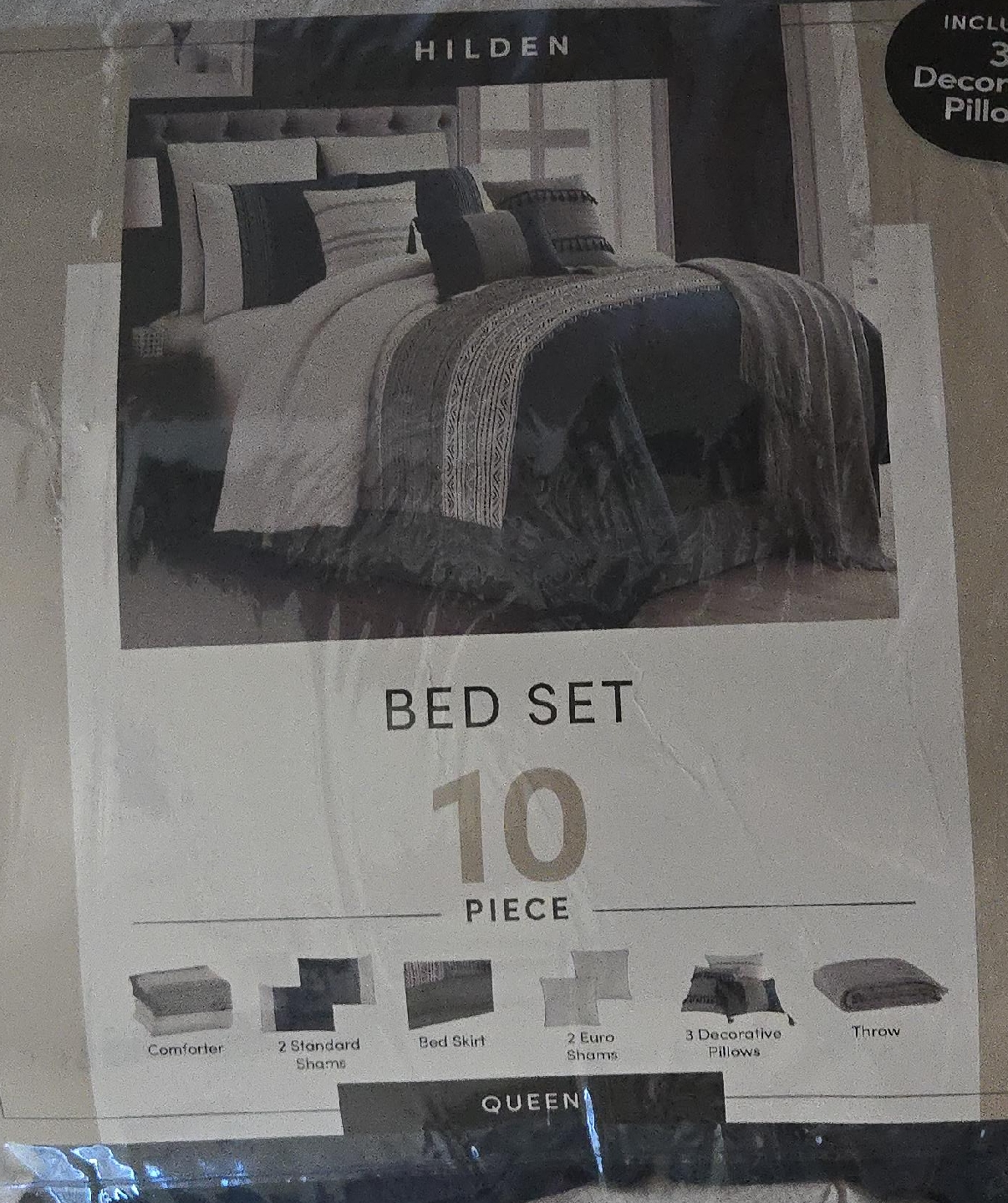 Hilden 10-Piece Queen Bed Set