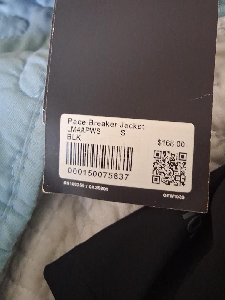 New Lululemon Pace Breaker Jacket - Black, Size S thumbnail