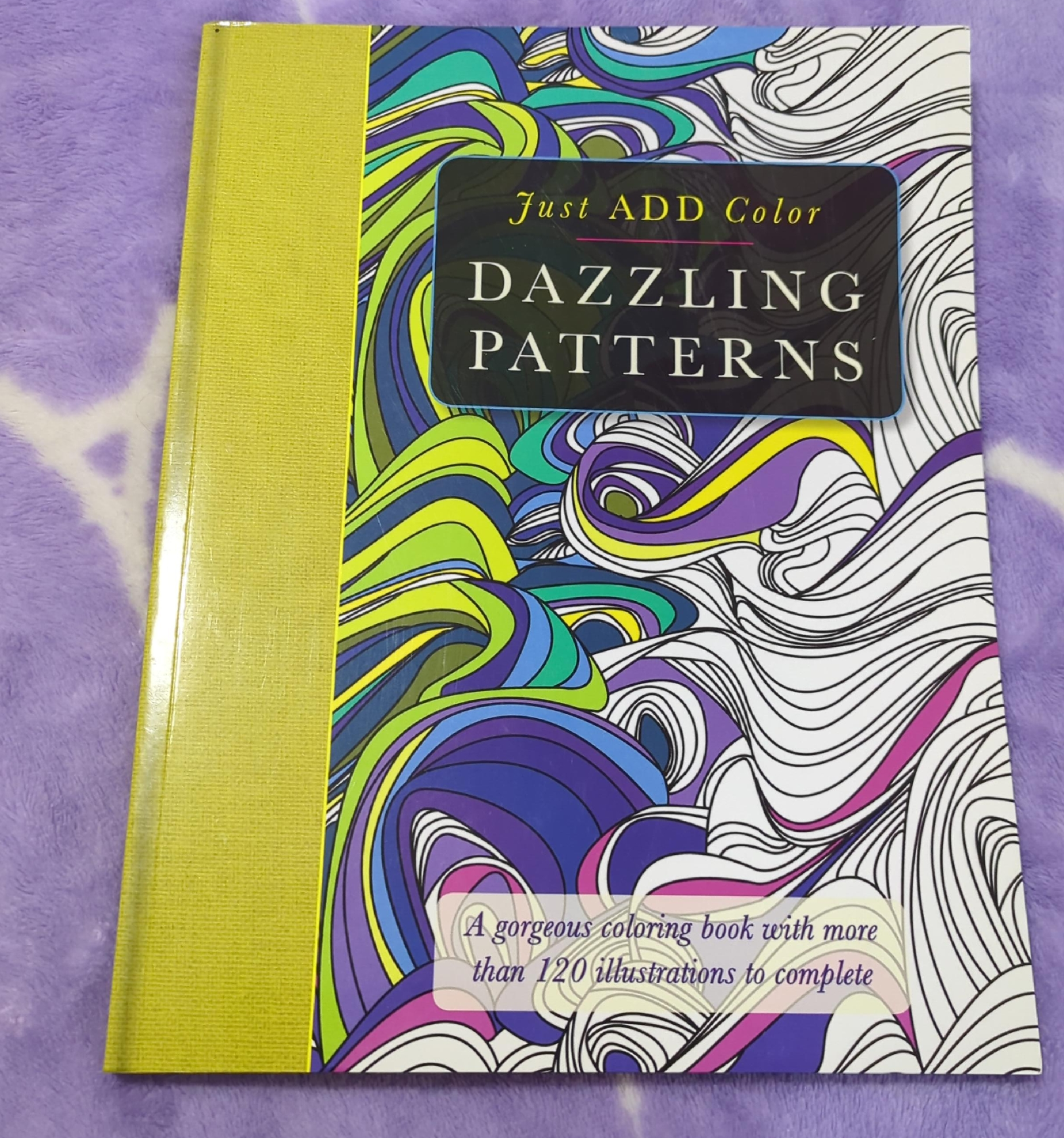 Just Add Color Dazzling Patterns Colouring Book thumbnail