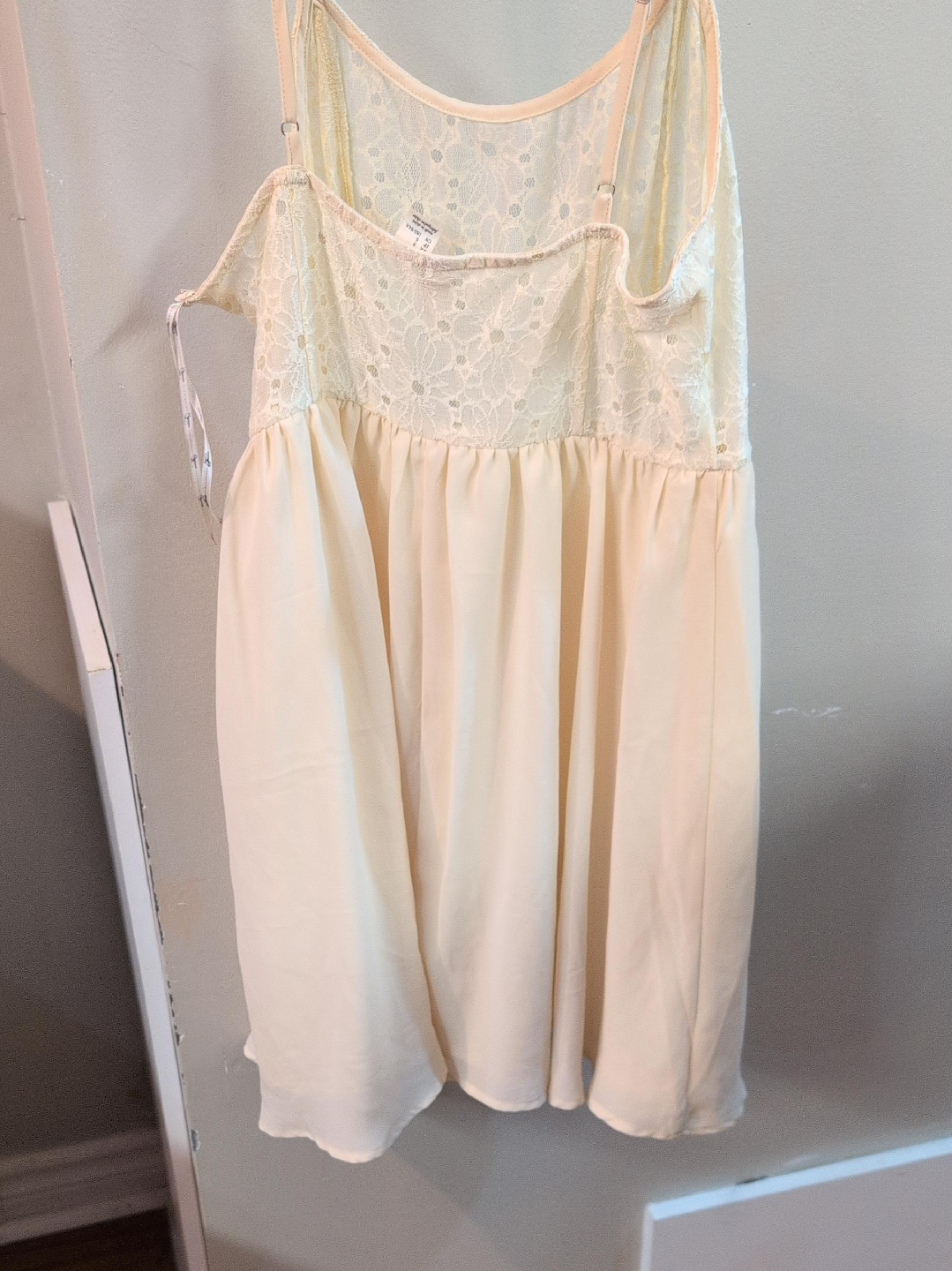 Cream Lace Cami Dress thumbnail
