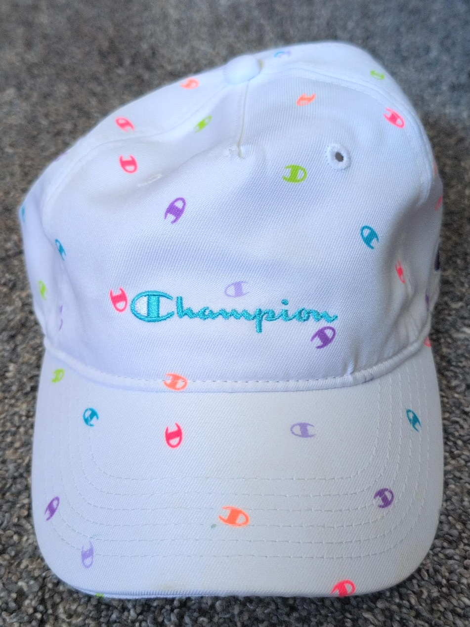 Champion White Patterned Baseball Cap thumbnail