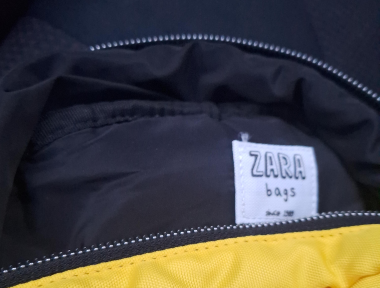 Zara Yellow Backpack - "We're the Fun Stuff" thumbnail