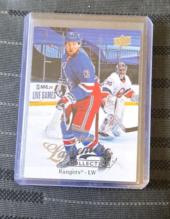 Alexis Lafrenière Hockey Card - New York Rangers thumbnail