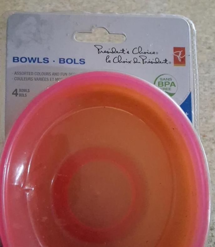 President's Choice Bowls - 4 Pack