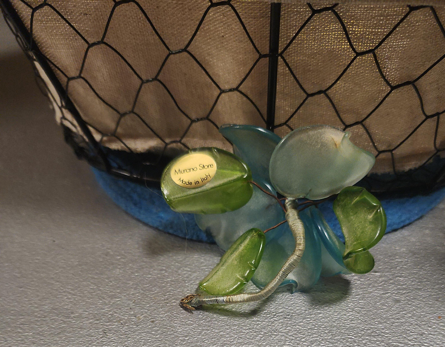 Murano Store Glass Flower Decor - Made in Italy thumbnail
