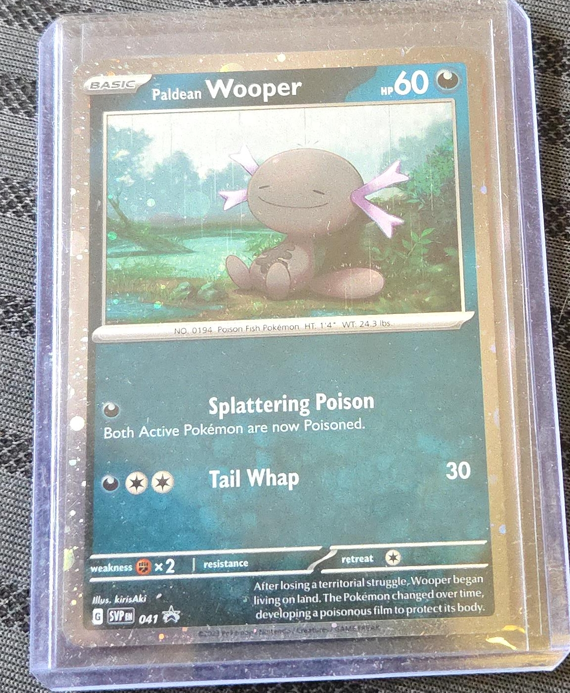 Paldean Wooper Pokémon Card thumbnail