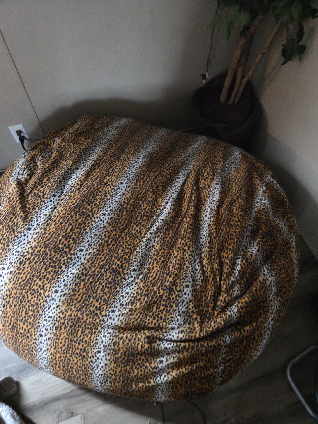 Leopard Print Bean Bag Chair