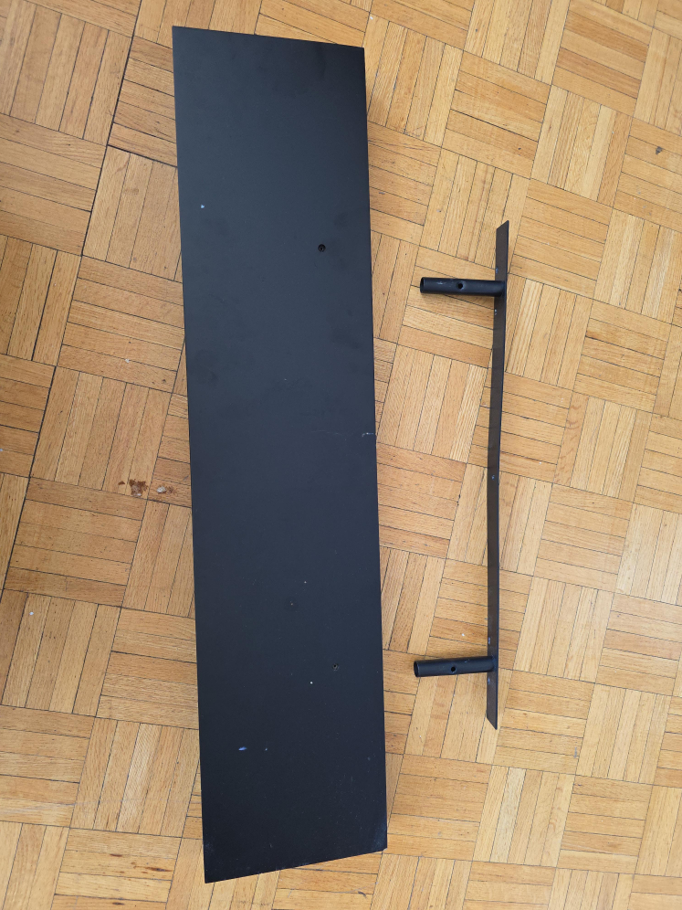 Black Shelf with Mounting Bracket thumbnail