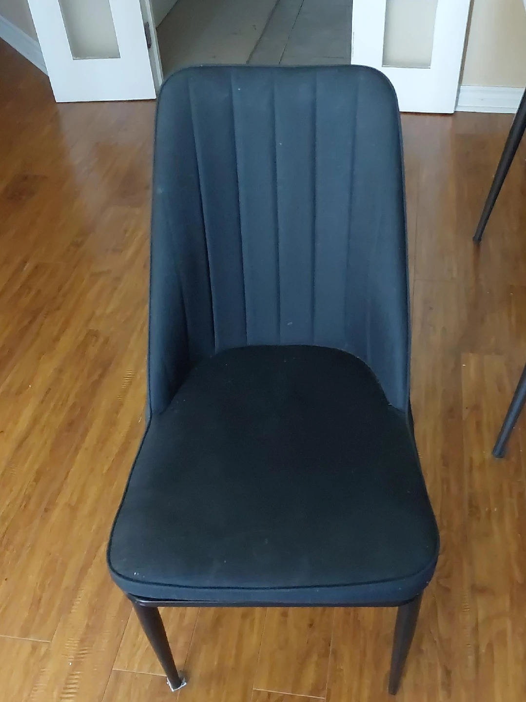 4 Black Upholstered Dining Chair thumbnail